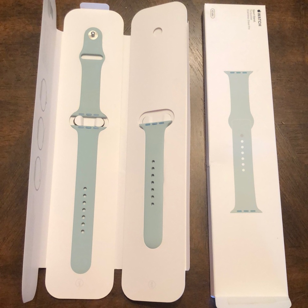 AUTHENTIC APPLE WATCH SPORT BAND (Turquoise) 42 MM